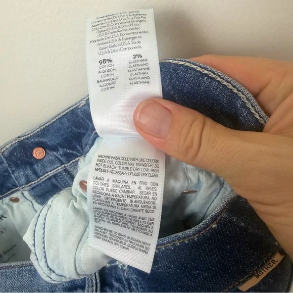 MOTHER The Tomcat Jean in Playing With Scissors size 25 - Picture 8 of 9